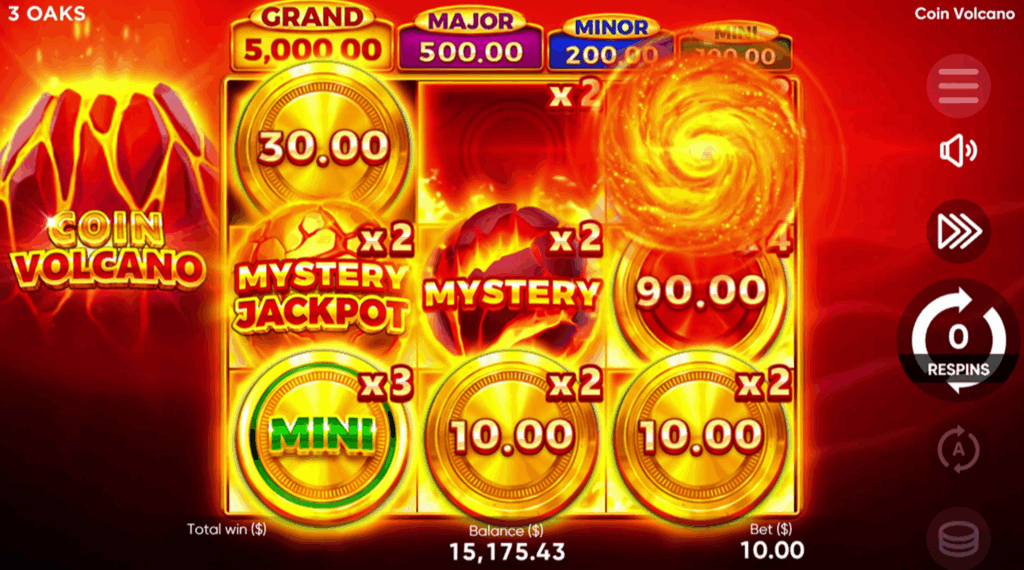 Coin Volcano game